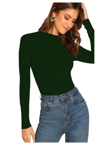 Image of Dream Beauty Fashion Women's Casual Round Neck Long Sleeves Stylish Top, 23 inch inches (Top Empire-06)