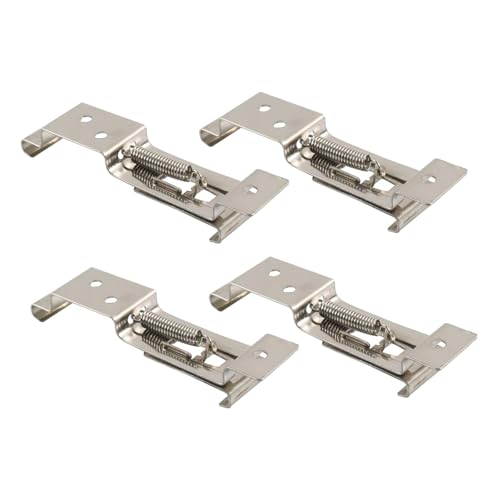 KiBcsLic 車のナンバープレートフレームホルダー ナンバーブラケット ナンバープレートクリップ RV用 自動車アクセサリー 4個