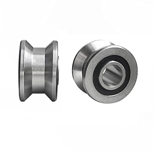 WSGGFA 10 peças U22 T22 rolamentos de rolo guia de caminhada 8 x 22,5 x 14,5 x 13,5 mm (diâmetro int