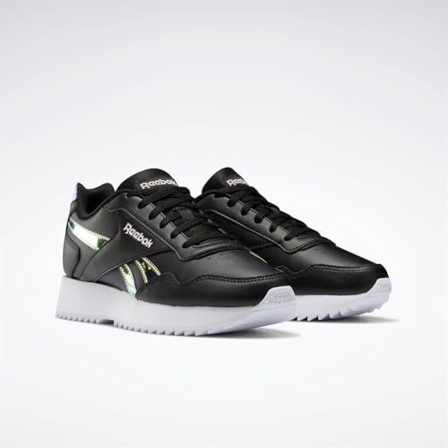 Reebok Femme REEBOK ROYAL GLIDE RIPPLE DOUB Chaussures de sport, black/ftwr white/frost berry, 35.5 EU
