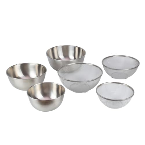 TMG-0413 enzo ステンレスざる・ボウル6点セット