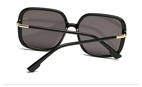 XINXIN Big Frame Men's and Women's Outdoor Vacation Sunglasses, Internet Celebrity Live Streaming Glasses (Color : C, Size : Medium)3