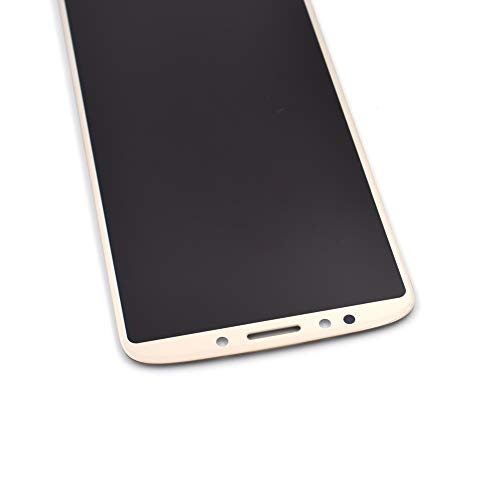 Image of LCD Screen Display with Digitizer Touch Panel Without Bezel Frame Compatible with Motorola Moto G6 Play(Golden)