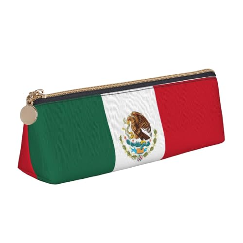 Bolsa De Lápices Bandera De México Bolsa De Almacenamiento Portable Estuches Escolares, Para Oficina, Adolescentes, Cosmético