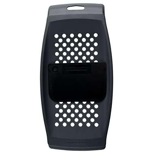 Fackelmann 12.4 X 5.9 X 1" Plastic Spatzle Grater With Scraper, White/Black #TOP6