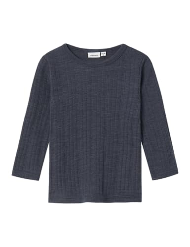 Nmmwang Wool Needle Ls Top NAME IT : T-shirt en laine à manches longues pour garçon