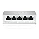 Zyxel 5-Port Gigabit Unmanaged Ethernet Switch, Ethernet Splitter, Tisch- oder Wandmontage [GS-105B v5]