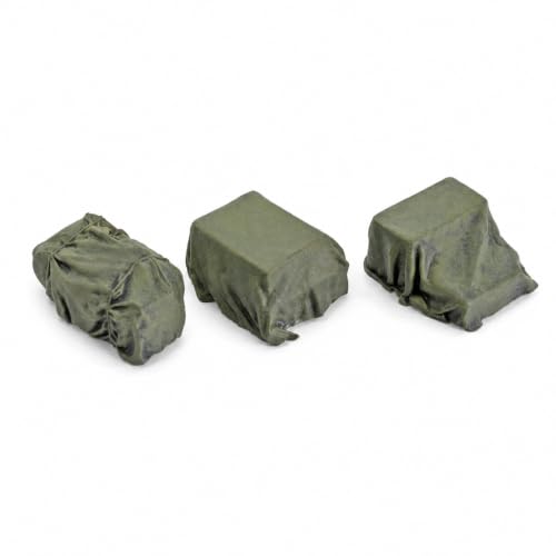 Accesorios para diorama militar 1:72 para montar maquetas realistas sin necesidad de pintar