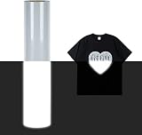 HTVVETUR Reflective Gray Heat Transfer Vinyl Roll - 12 Inch x 8 Feet Reflective HTV, Gray Reflective