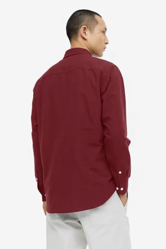 Image of BE ACTIVE Men's Oxford Cotton Lycra Casual Shirt || Men Stylish Shirt || Full Sleeves || Simple Shirt for Men || Timeless Style & Comfort