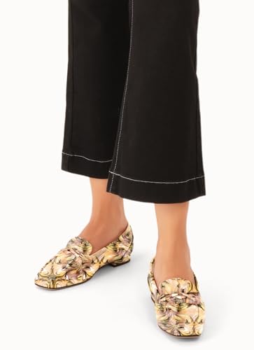 Image of Oh Mispares Womens Loafers Square Toe Low Heel Penny Loafers Fashion Comfortable Slip on Flats Casual Dressy Shoes for Women Work Office Patent Leather