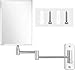 MIRRORVANA Frameless Wall Mount Mirror for Bathroom with 11