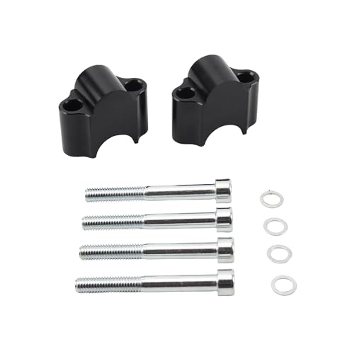 Support de guidon de moto en alliage robuste avec pinces 22mm 28mm universel
