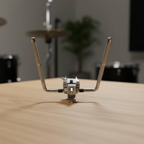 Abrazadera para soporte de batería de metal, accesorio de extensión para platillo, montaje seguro para soporte de batería, ideal para actuaciones en vivo miniatura 4