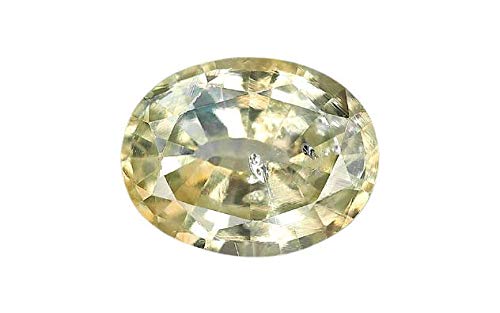Retrend Design® पुष्पराज रत्न Original & Rare 7.50 Carat Yellow Sapphire 8 Ratti Pukhraj Stone From Ceylon For Men & Women Original Certified राशि रतन पुखराज पीला सीलोन श्रीलंका श्रीलंकन येलो सफायर स्टोन ओरिजिनल सर्टिफाइड