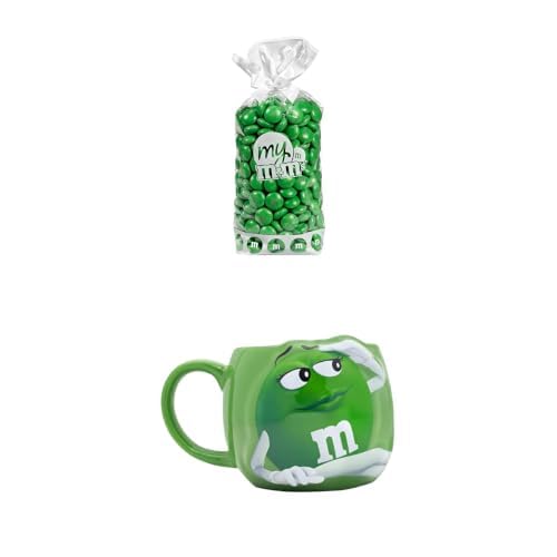 Bundle Bonbon Chocolat au Lait Sachet 300g Vert + Tasse Verte