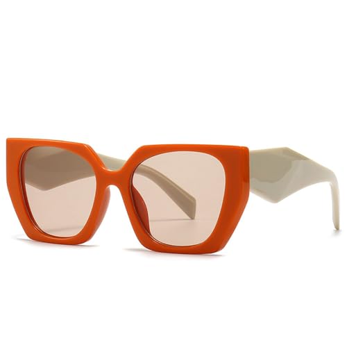 Lunettes de soleil rétro surdimensionnées et nuances tendance chic UV400
