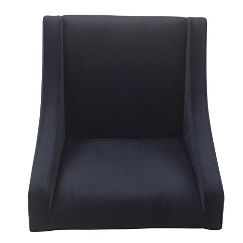 Image of HomePop Classic Swoop Arm Accent Chair - Navy