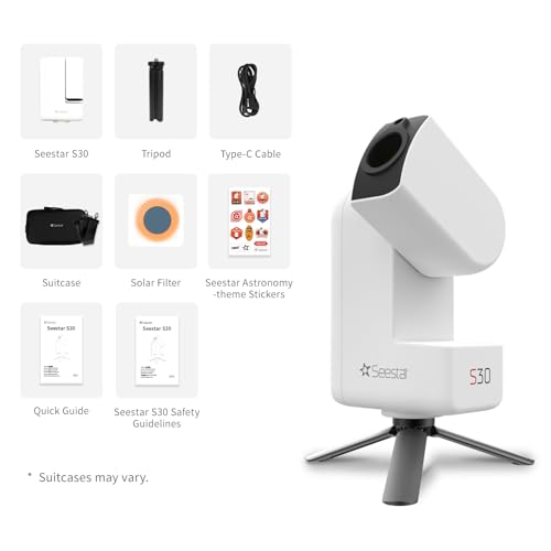 Image of ZWO Seestar S30 All-in-One Smart Digital Telescope /Camera Compact and Portable Travel Companion for Astronomy Enthusiasts & Casual Stargazers
