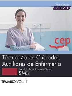 TECNICO CUIDADO AUXILIAR ENFERMERIA MURCIA TEMARIO 3 (OPOSICIONES)