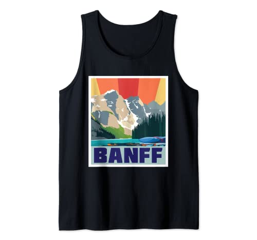 Banff Lake Louise National Park Canadá Camping Alberta Camiseta sin Mangas