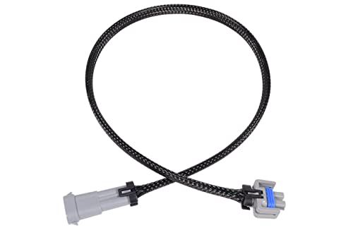 ICT Billet AC Compressor Clutch Coil Wire Harness Extension 24" Compatible with LS Vortec Relocation 350 LM7 LR4 LQ4 L59 LQ9 LM4 L33 LH6 L92 L76 LY2 LY5 LY6 LC9 LFA LH8 LMG L96 LC8 WEACV30-24