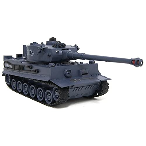s-idee® RC Panzer 99867 - Carro armato battito tedesco Tiger 1:28 con sistema di combattimento a infrarossi integrato 2,4 Ghz RC R/C