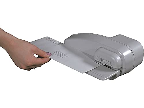 Martin Yale 1616 Desktop Letter Opener, Easy One-hand Operation, Automatically Feeds and Opens Up To 3,000 Envelopes per Hour, Accepts Standard-sized Business Envelopes, Fully Enclosed Blades