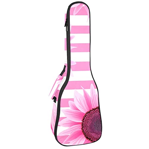 Housse ukulélé concert cadeau idéal motif tournesol original pour musiciens et débutants