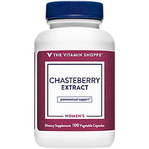 The Vitamin Shoppe Chasteberry Extract (Vitex Agnus Extract) Women's Health For Premenstrual Support (100 Veggie Capsules) #TOP15