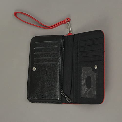 Things2Die4 Red and Gold Book of Love Wallet ID Holder Snap Close Novelty Fashion Wristlet3