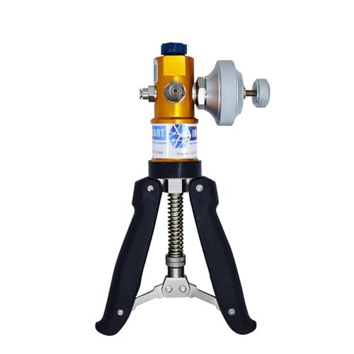 Image of Hand Operated Pressure and Vacuum Calibrator (Range: -0.9 to 30 Bar) for Calibration Labs, Pressure gauge Calibration. Model: AI-2200 (Only Calibtator)