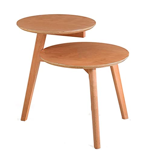 Table de bureau casual en bois massif durable double-étage au design élégant