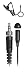 Tascam TM-10LB Lavalier Microphone, Black