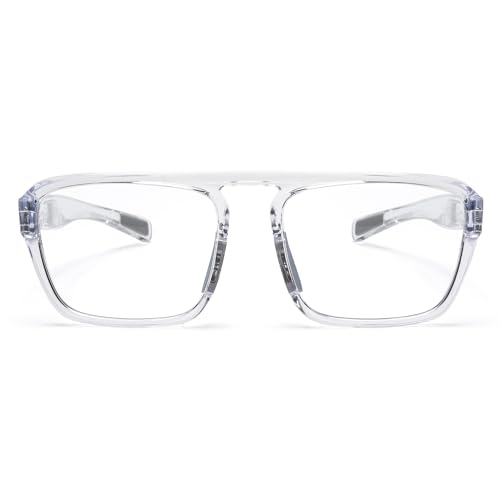 Image of Blue Light Blocking Glasses for Women Men, Square Thick Frame Anti Eyestrain & UV Glare JF6218