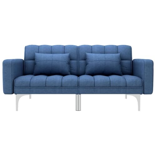 Willood Sofas, Schlafsofas, Stoffsofas, Sofas mit Polsterung, Sofabeine aus Holz, modernes Design,Blau