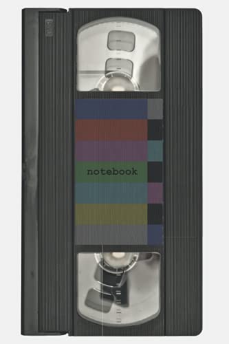  VHS Notebook- 90\'s Notebook - 6x9 (110 pages): VHS journals are perfect for taking notes and journaling