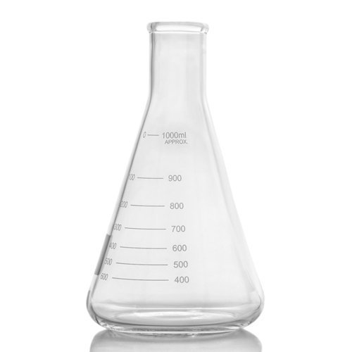 American Labs 2000ml / 2L Narrow Mouth Erlenmeyer Flask with Heavy Duty Rim