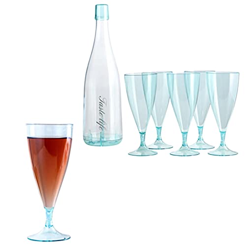 champanhe destacáveis,Copos Coquetel Reutilizáveis para Festas - Copos coquetel portáteis com base r