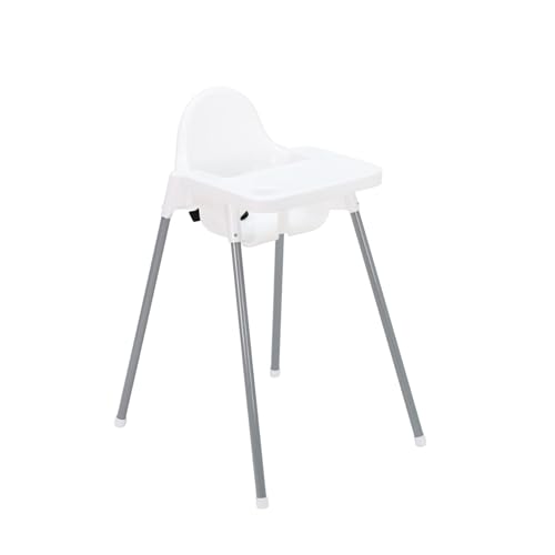 PLASTIMYR Trona de Bebe Light Ligera y Resistente a Manchas 83x44x47 cm – Trona Alta Compacta y Segura, Silla de Bebe para Comer con Arnés, Fácil de Limpiar y Transportar