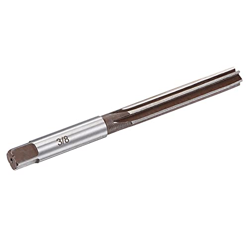 Uxcell A20103000UX0056 3/8 Inch Hand Reamer H8 Accuracy Alloy Tool Steel 6 Flutes Straight Shank Milling Cutter Tool thumb #4