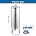 100L/26.4Gal Stainless Steel Water System Pressure Tank,Fully Automatic Well Pressure Tank Stainless Steel Water Pressure Tanks W/Mounting Kit for Well Pump/Water System,Agricultural Water,Residential