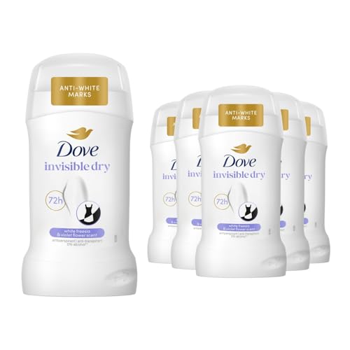 Dove Advanced Care Anti-Perspirant Cream Invisible Dry Pack of 6 Deodorant for Women with Pro-Ceramide Technology for 72 Hours of Protection Against Sweat 50 ml