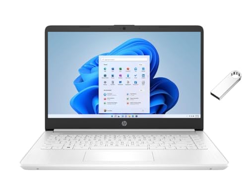 Hp Stream 14" HD Laptop | Intel Celeron N4120 Processor | Intel UHD Graphics 600 | Microsoft Office 365 | 4GB RAM | 64GB SSD | Windows 11 S | Bundle with Laptop Stand