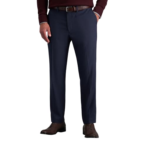 Haggar Men's JMH Straight Fit Dress Pant