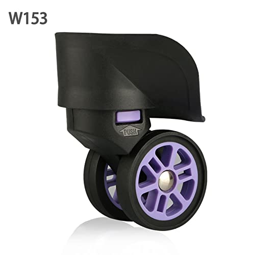 Luggage Wheels,Universal Luggage Casters,1 Pair Luggage Wheel Replacement Spare Spinner Caster for Suitcase Wheel Repair (W153)2