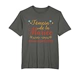 Mettez en valeur votre rôle de témoin de mariage Témoin qui déchire de manière inoubliable avec ce design élégant. Affichez fièrement votre statut de témoin en portant ce t-shirt! montrez à quel point vous êtes prêt à soutenir les mariés dans leur journée