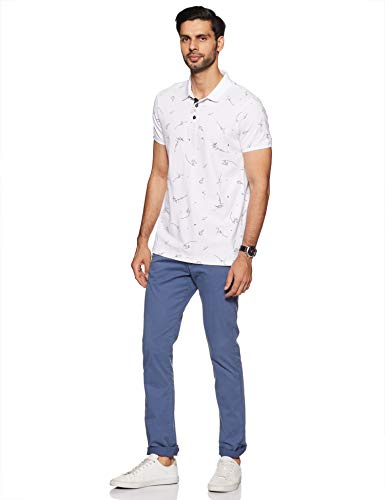 Image of Spykar Men's Printed Slim Fit T-Shirt