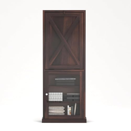 Image of SUNCOM Solid Sheesham Wood Study Table for Adults |Wooden Study Table with Bookself | Wooden Writing Desk Work from Home | Rosewood | Already Assembly, Walnut Finish