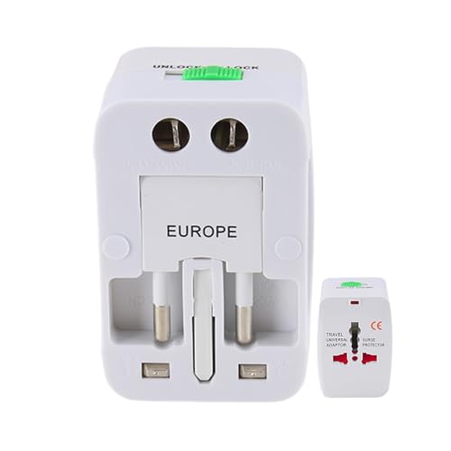 Weldphur Adaptador De Enchufe Convertidor - Convertidor de Enchufe para Viajes Internacionales | Equipo de Carga para Teléfono y Portátil Anti Sobretensiones - Hombres Mujeres Adultos Estudiantes